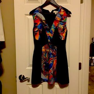 Structured Psychedelic dress
